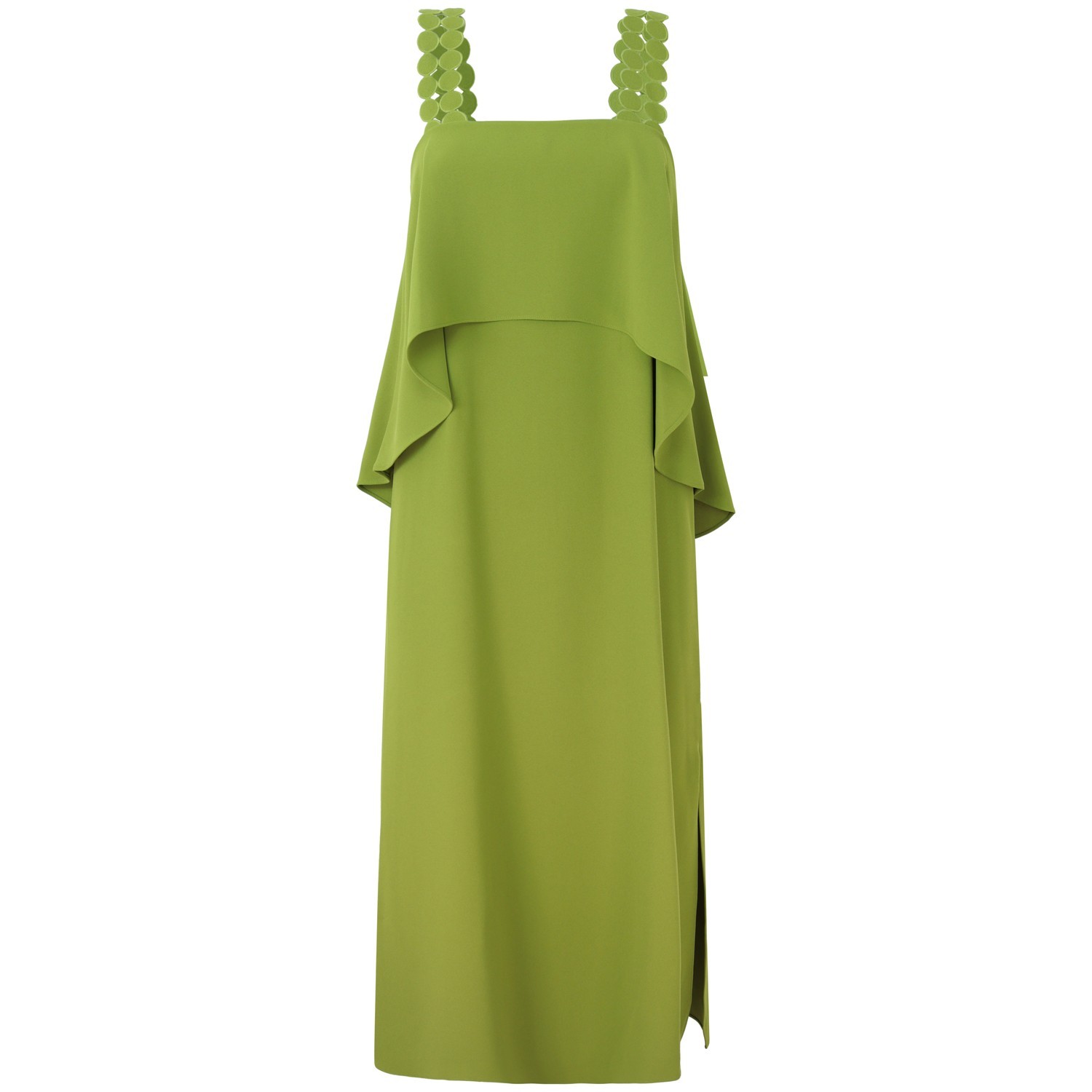 Abito midi verde per donna