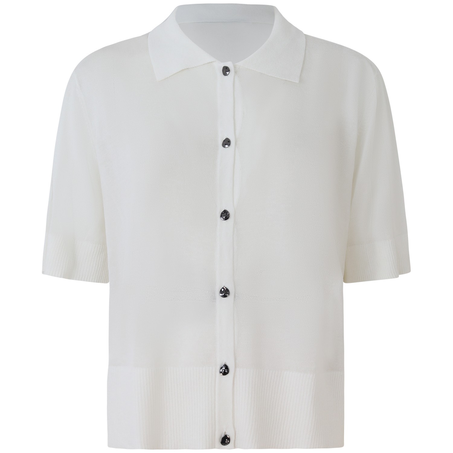 Cardigan con manica corta  per donna