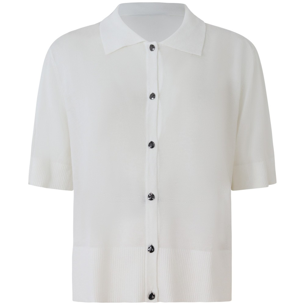 Cardigan con manica corta  per donna