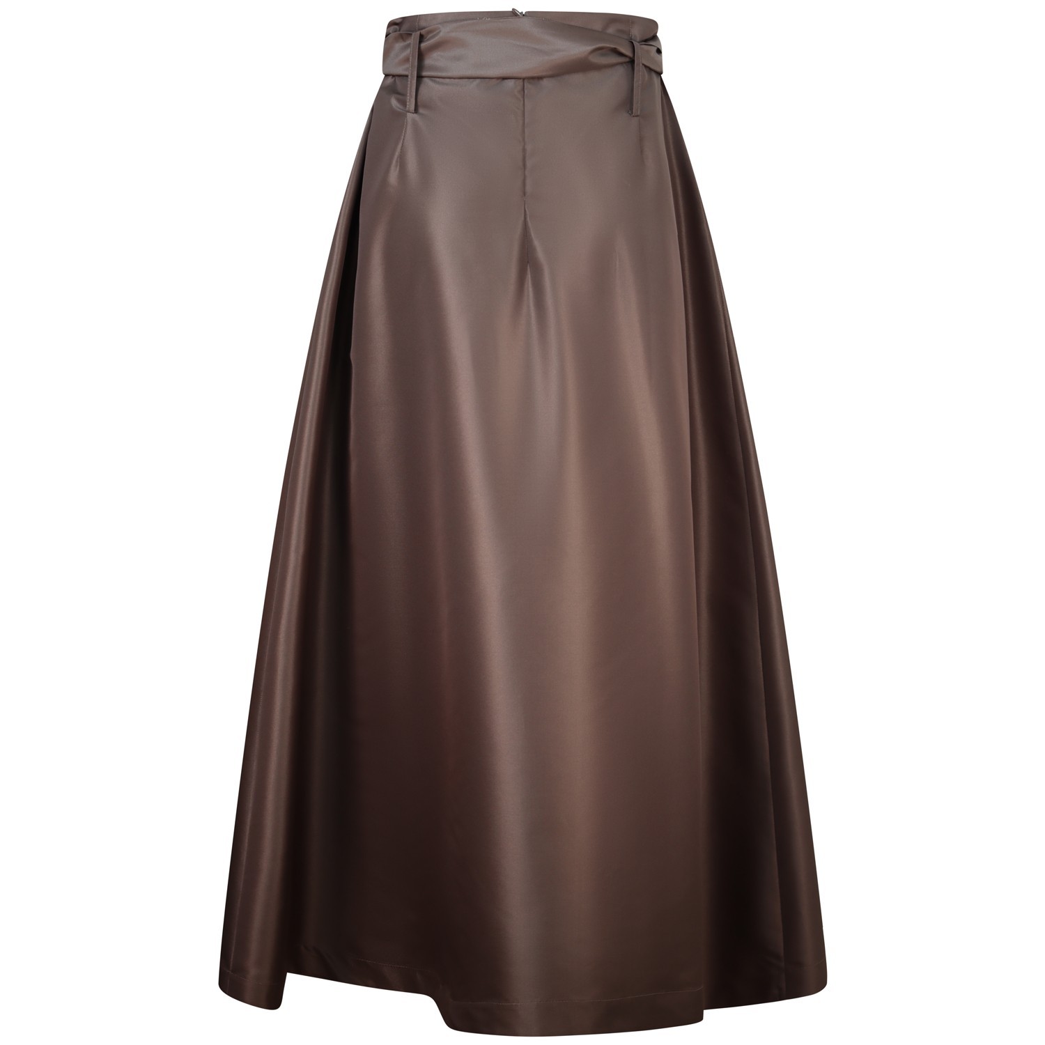 Gonna lunga marrone per donna 2