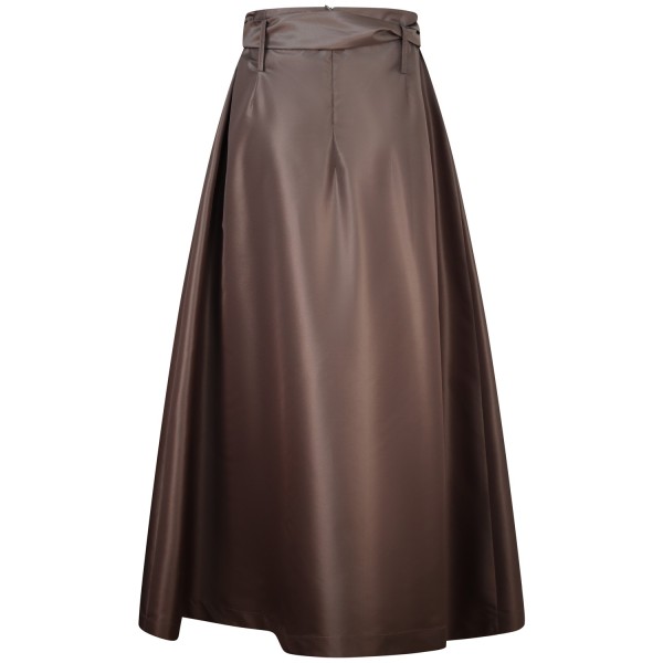 Gonna lunga marrone per donna