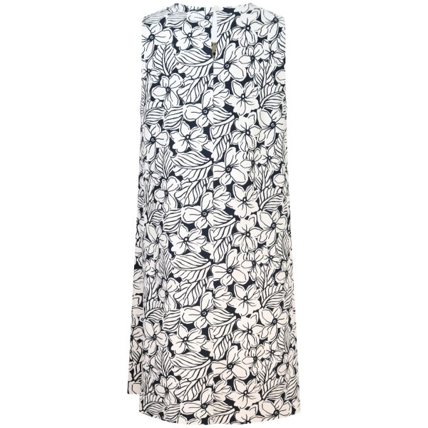 Abito avorio a fantasia corto per donna