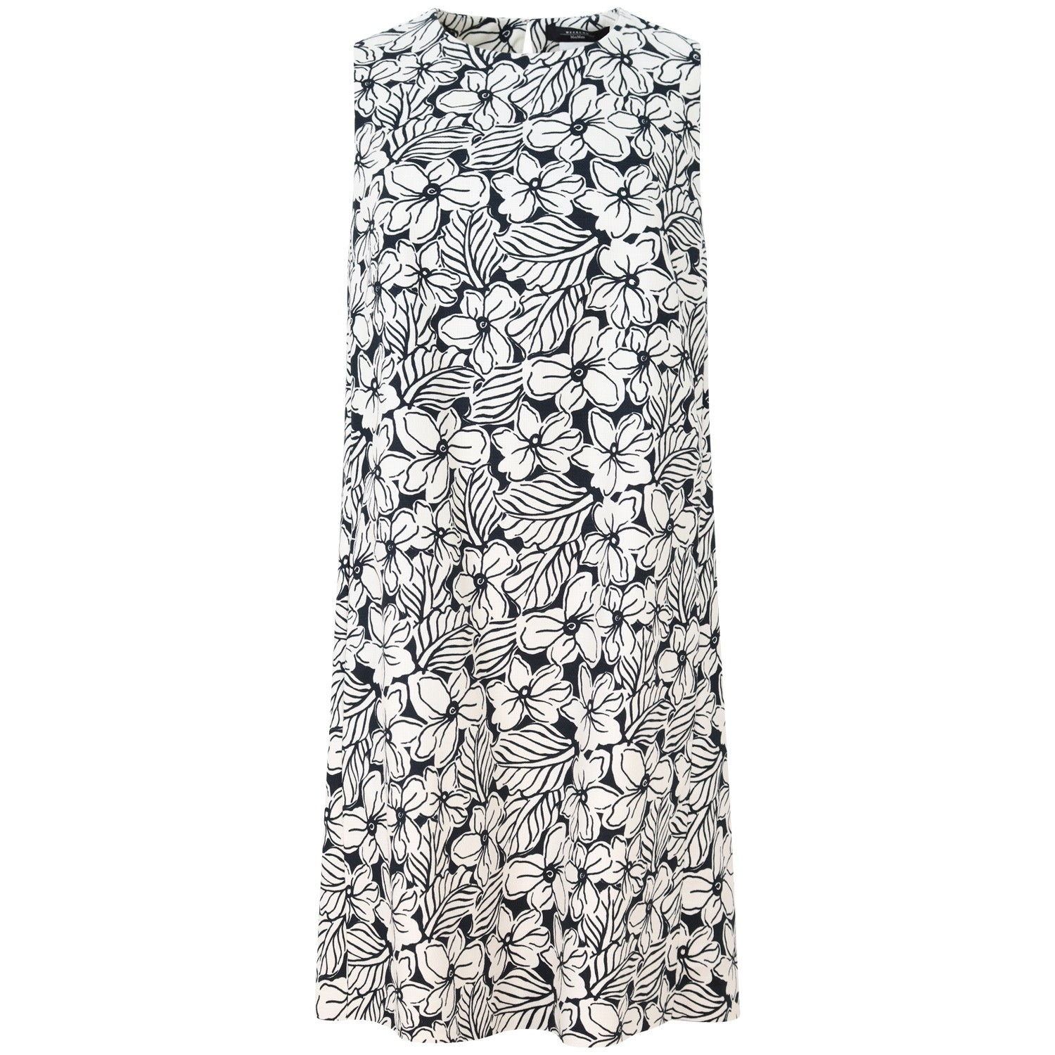 Abito avorio a fantasia corto per donna 2