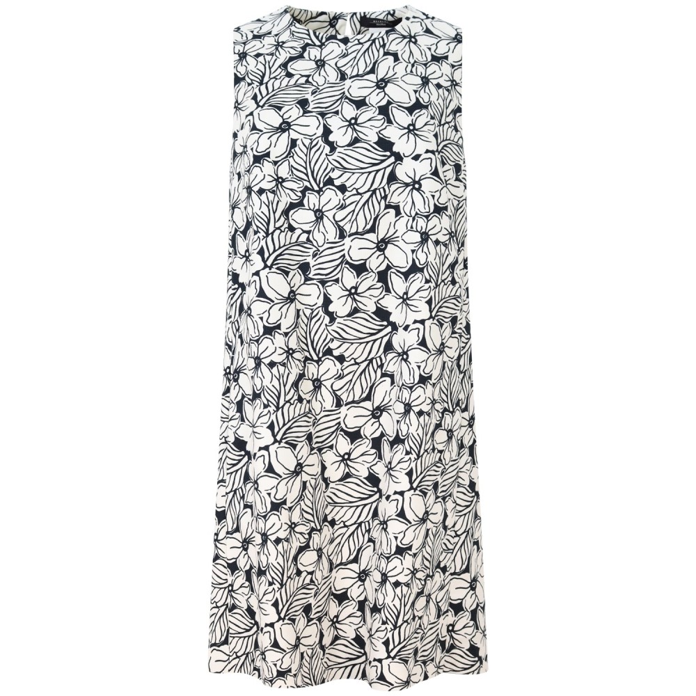 Abito avorio a fantasia corto per donna