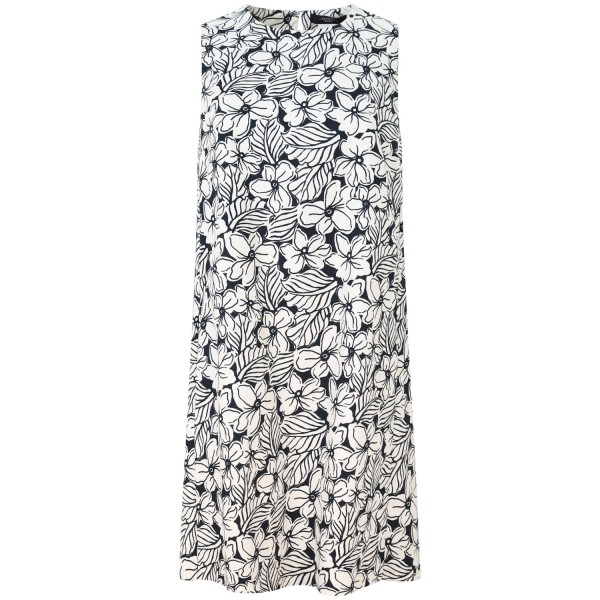 Abito avorio a fantasia corto per donna