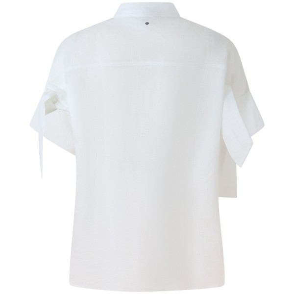 Camicia bianca di lino per donna