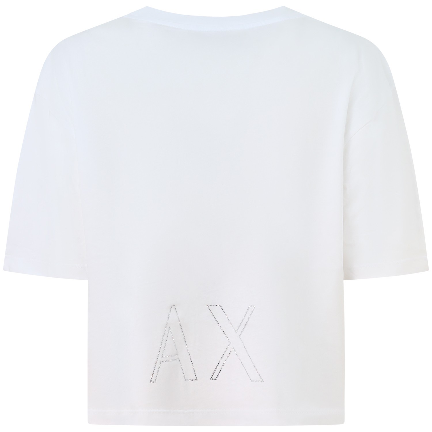 T-shirt Crop bianca per donna 2