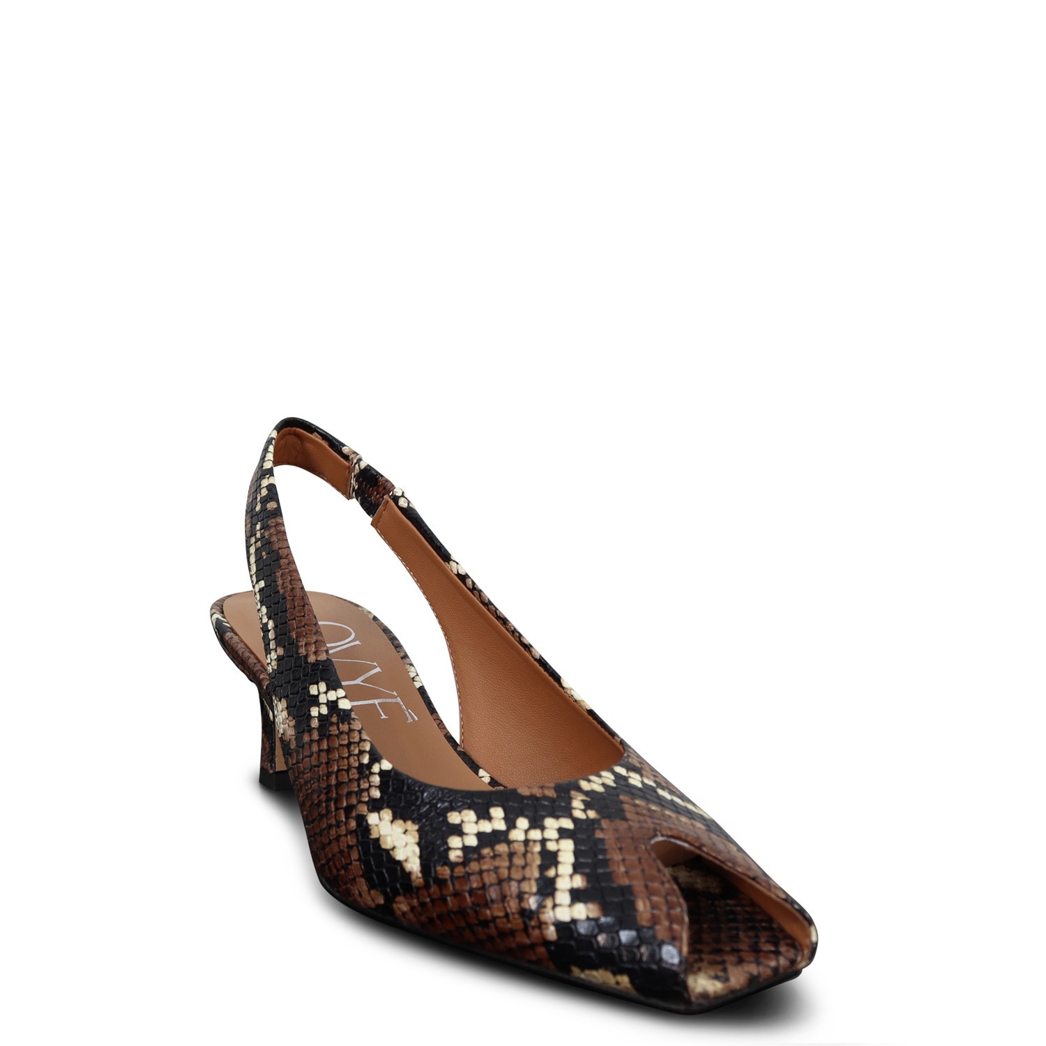 Chanel marrone pitonata per donna 2