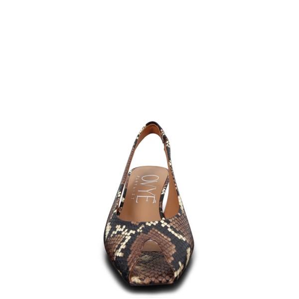 Chanel marrone pitonata per donna