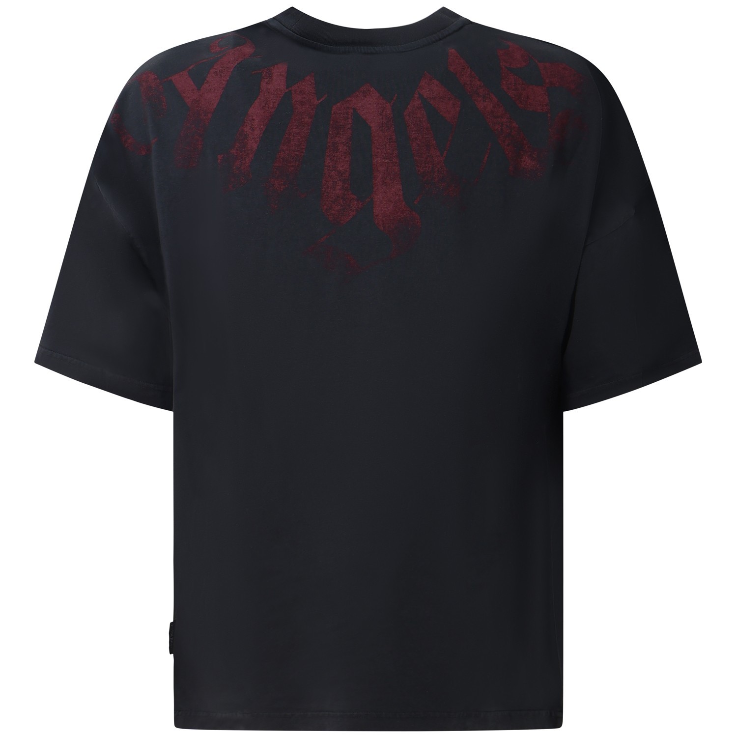 T-shirt nera con logo  per uomo 2