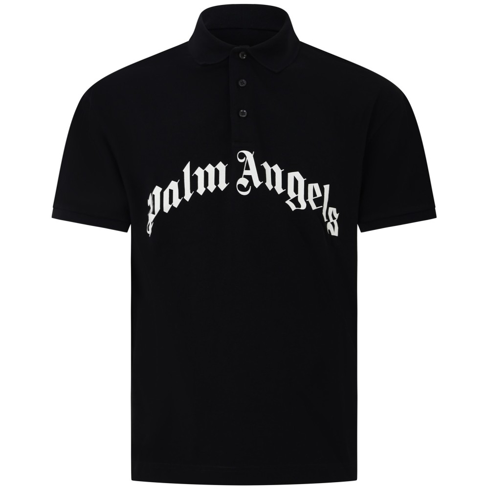 Polo nera per uomo