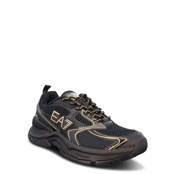 Sneakers nera  e oro per uomo