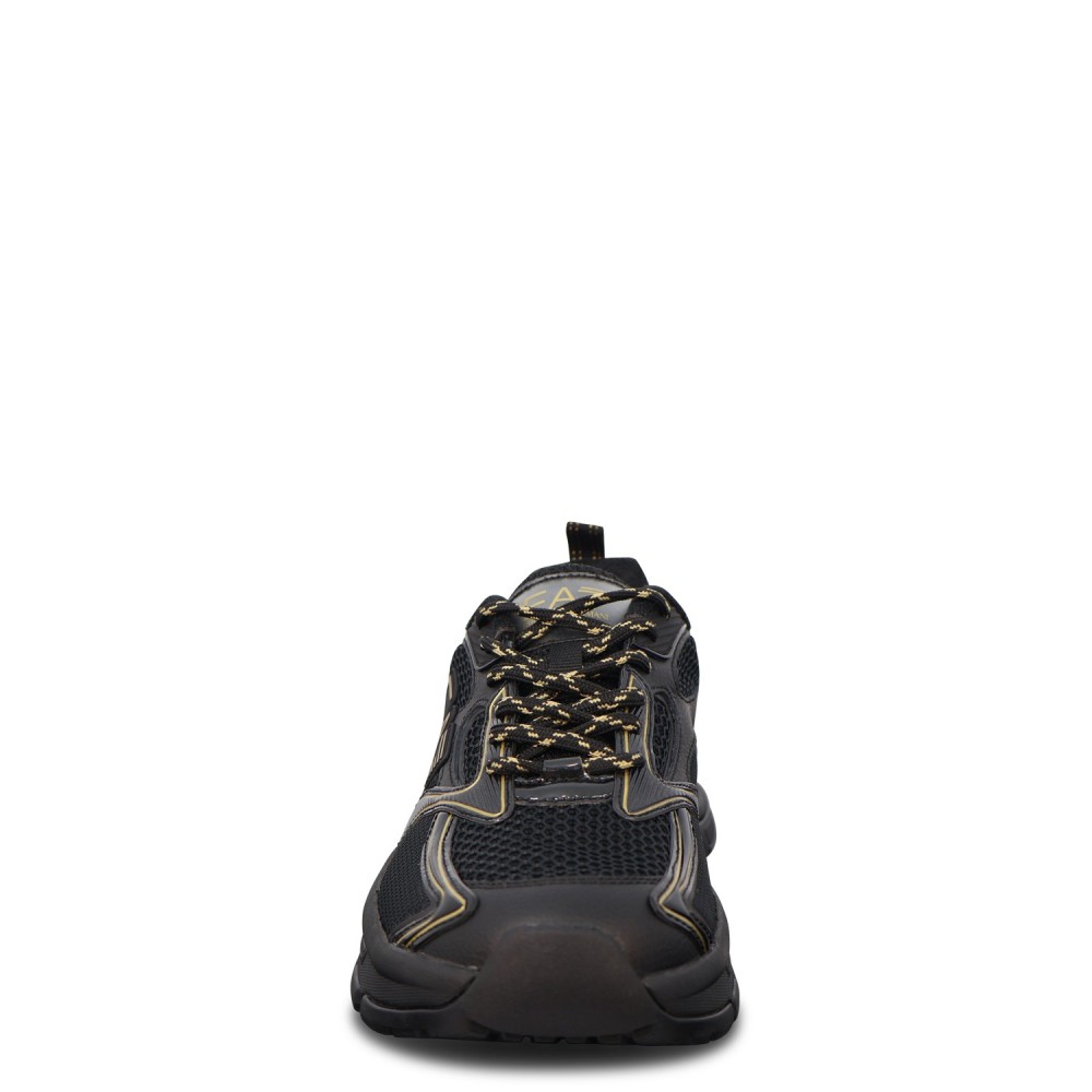 Sneakers nera  e oro per uomo