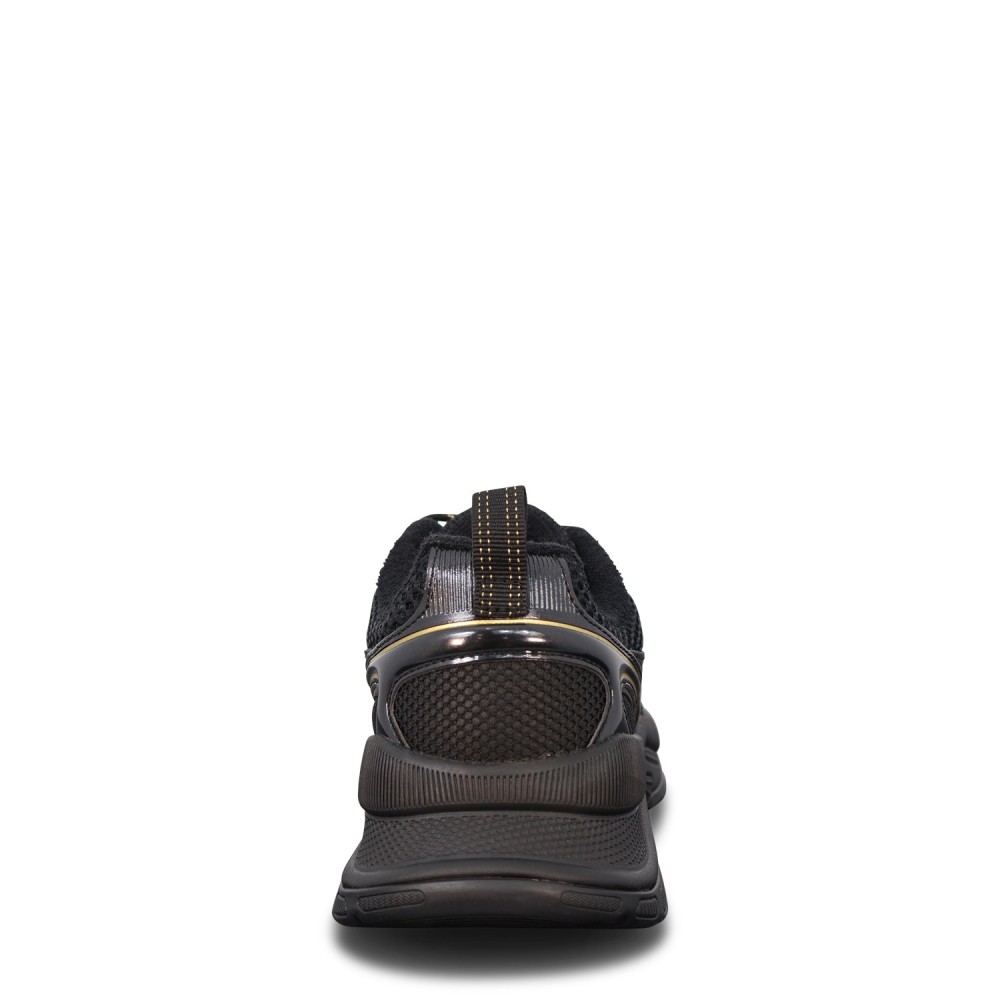 Sneakers nera  e oro per uomo