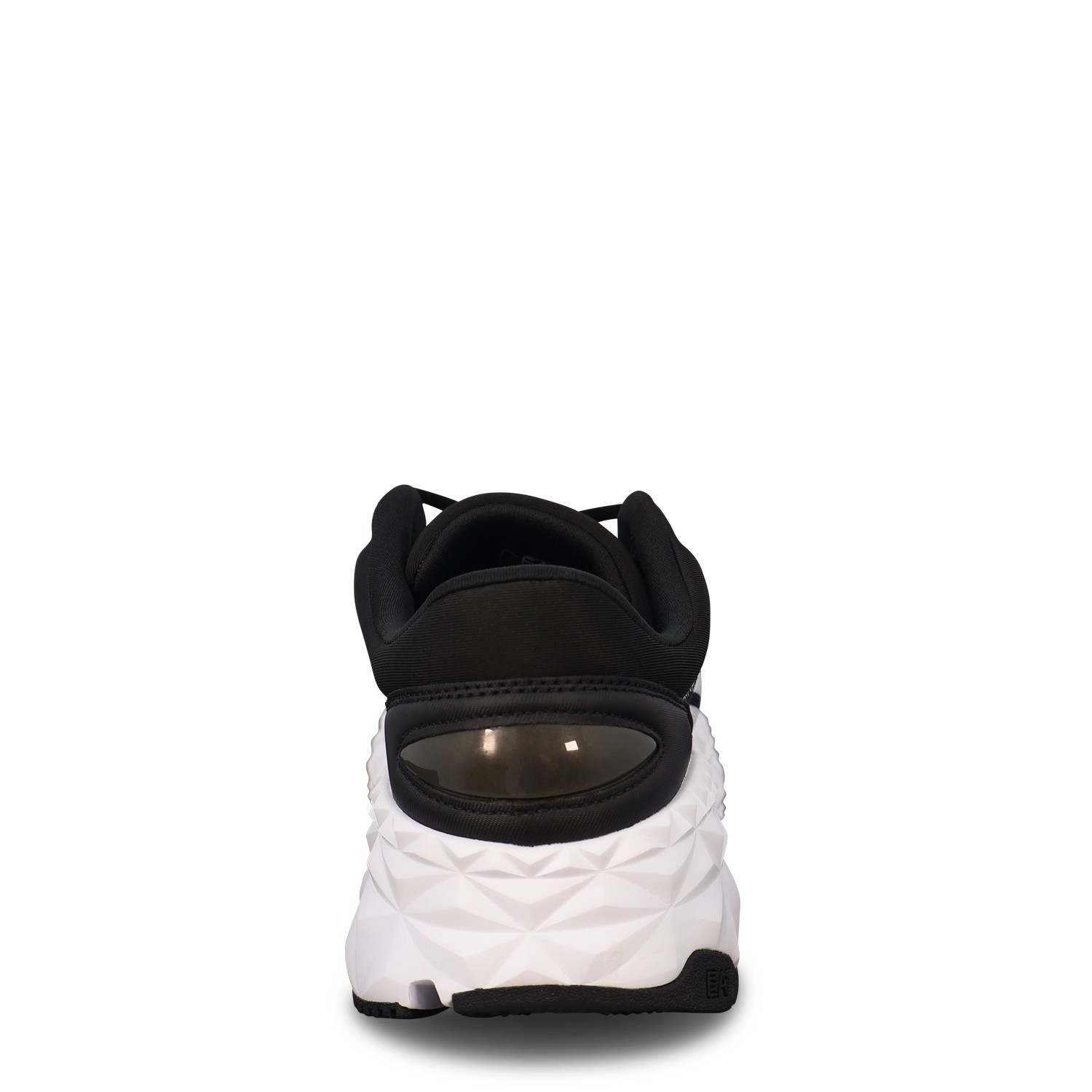 Sneakers nera con maxi logo per uomo