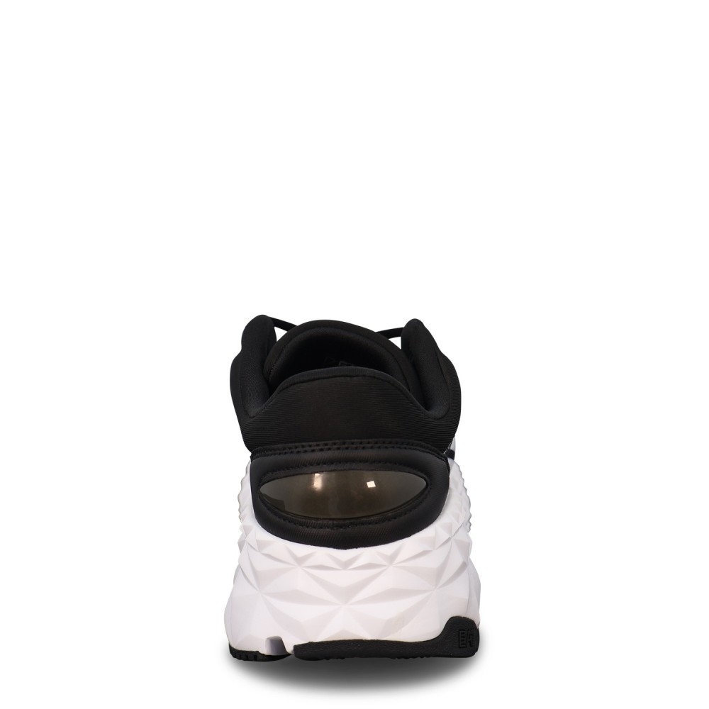 Sneakers nera con maxi logo per uomo