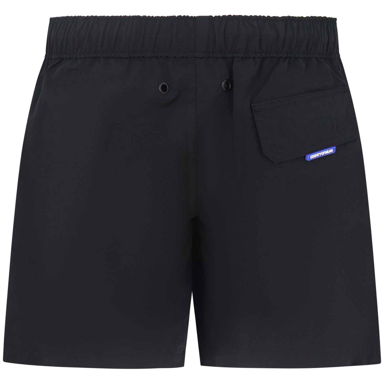 Shorts mare nero con mini logo per uomo 2