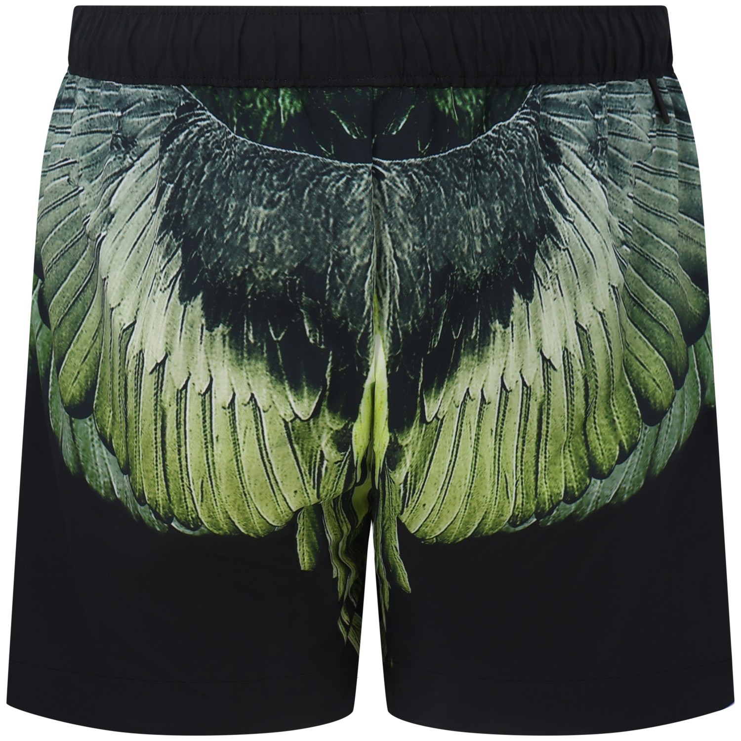 Shorts mare nero con mini logo per uomo 2