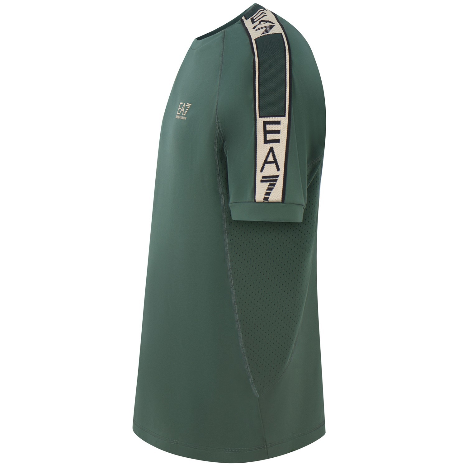 T-shirt verde per uomo 2
