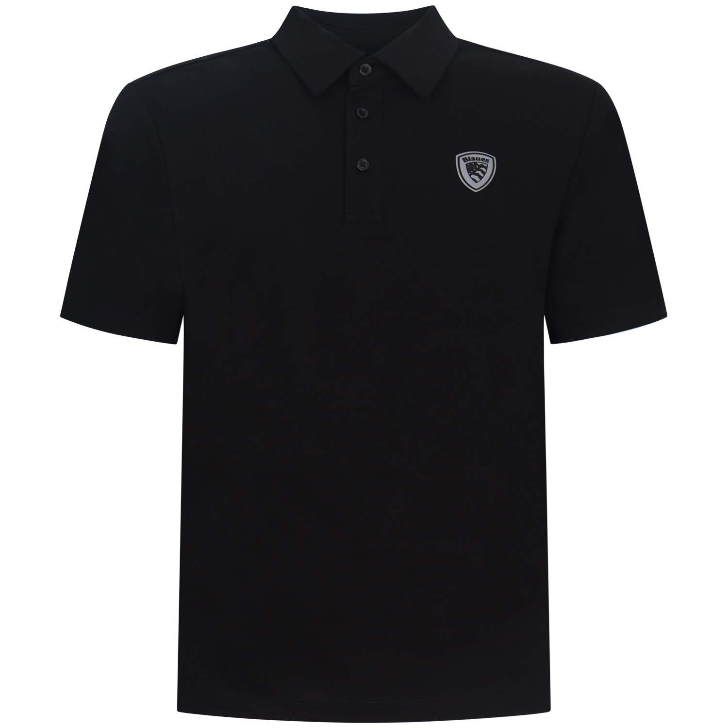 Polo nera per uomo