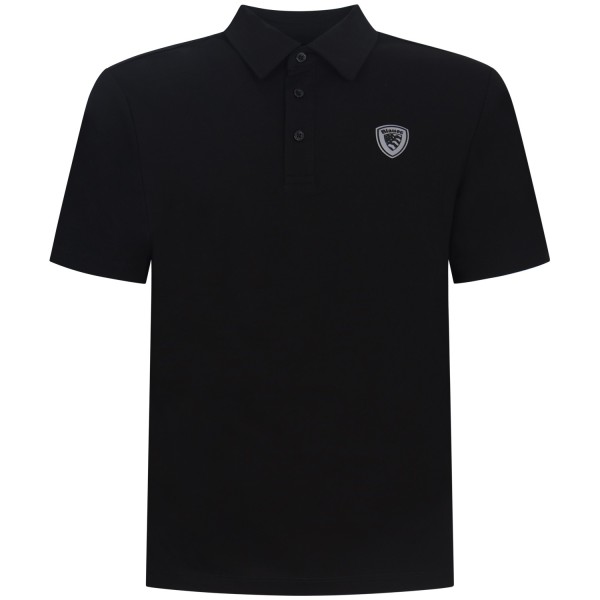 Polo nera per uomo