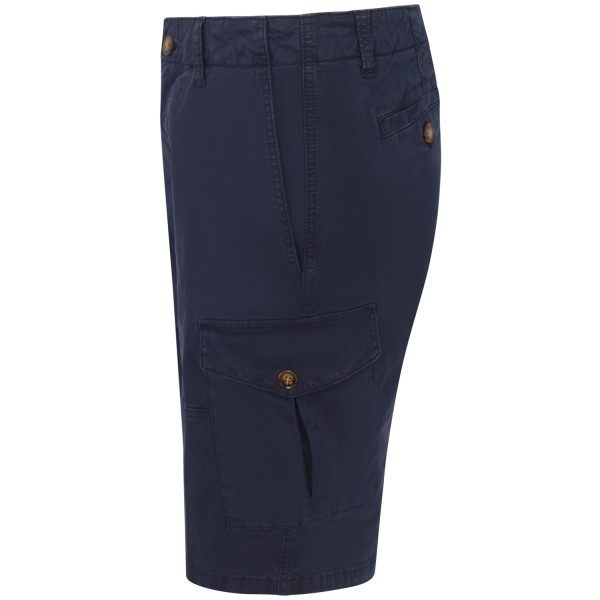 Bermuda con tasconi blu per uomo