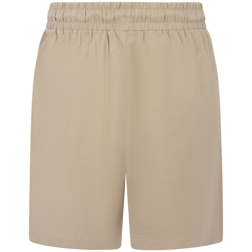 Bermuda beige in lino per uomo