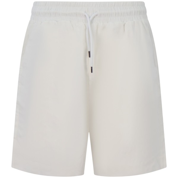Bermuda bianca in lino per uomo
