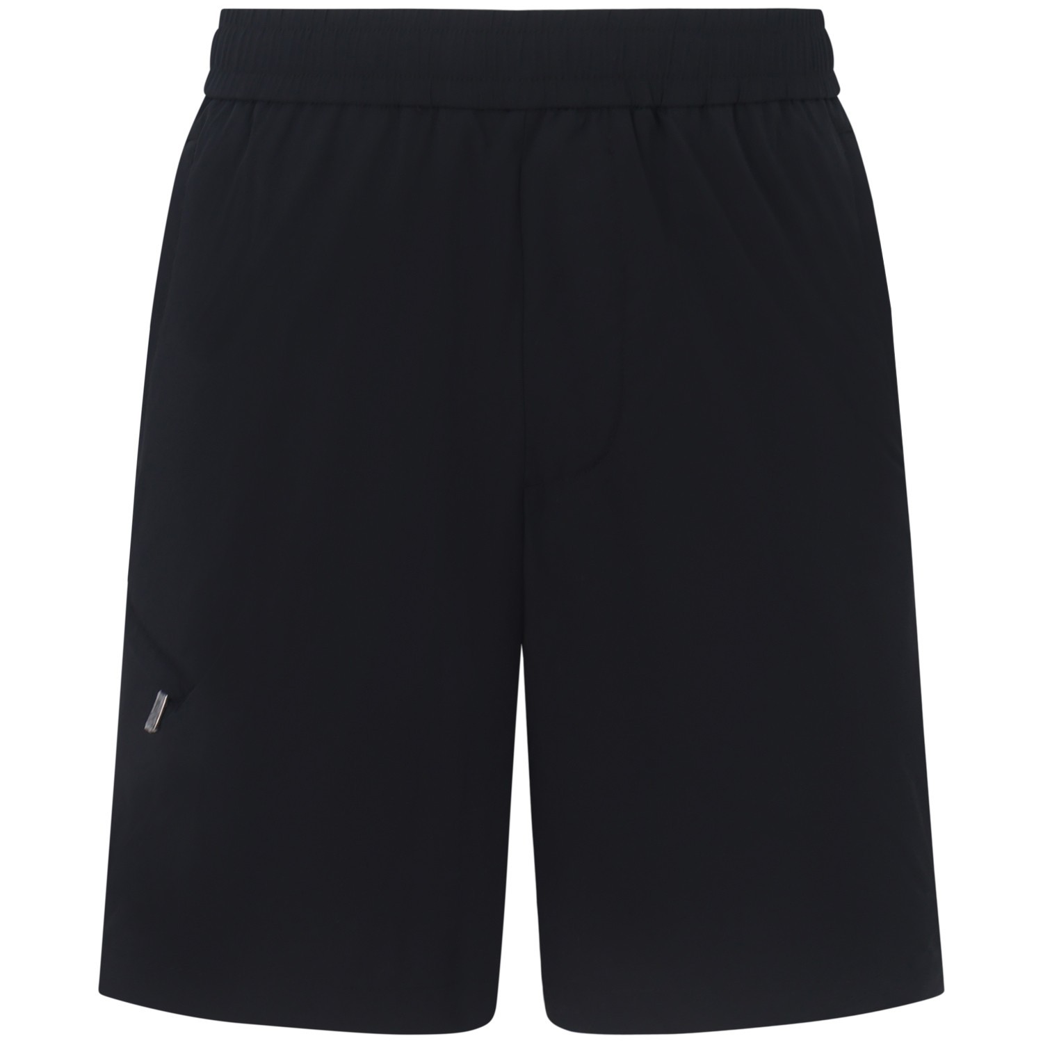 Bermuda tessuto tecnico nero per uomo 2