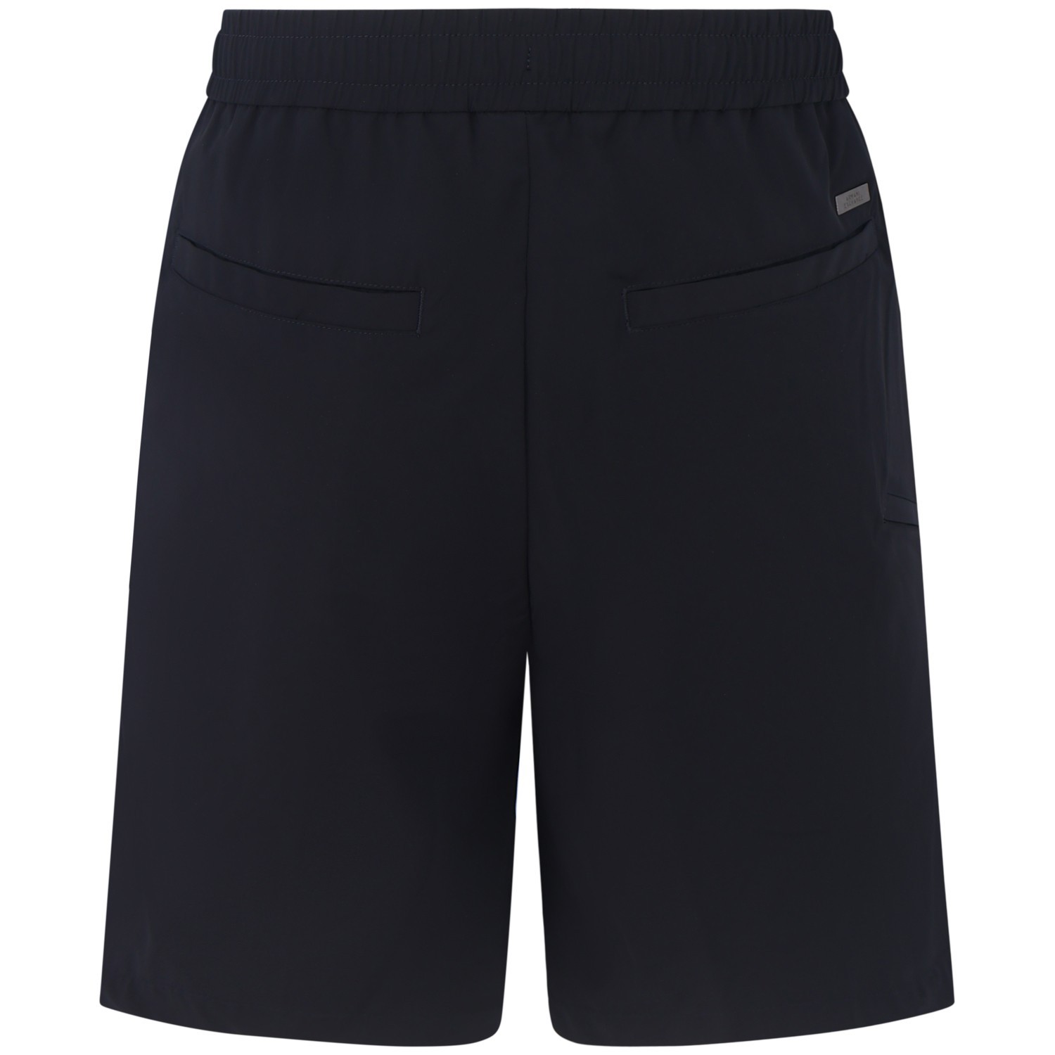 Bermuda tessuto tecnico blu per uomo