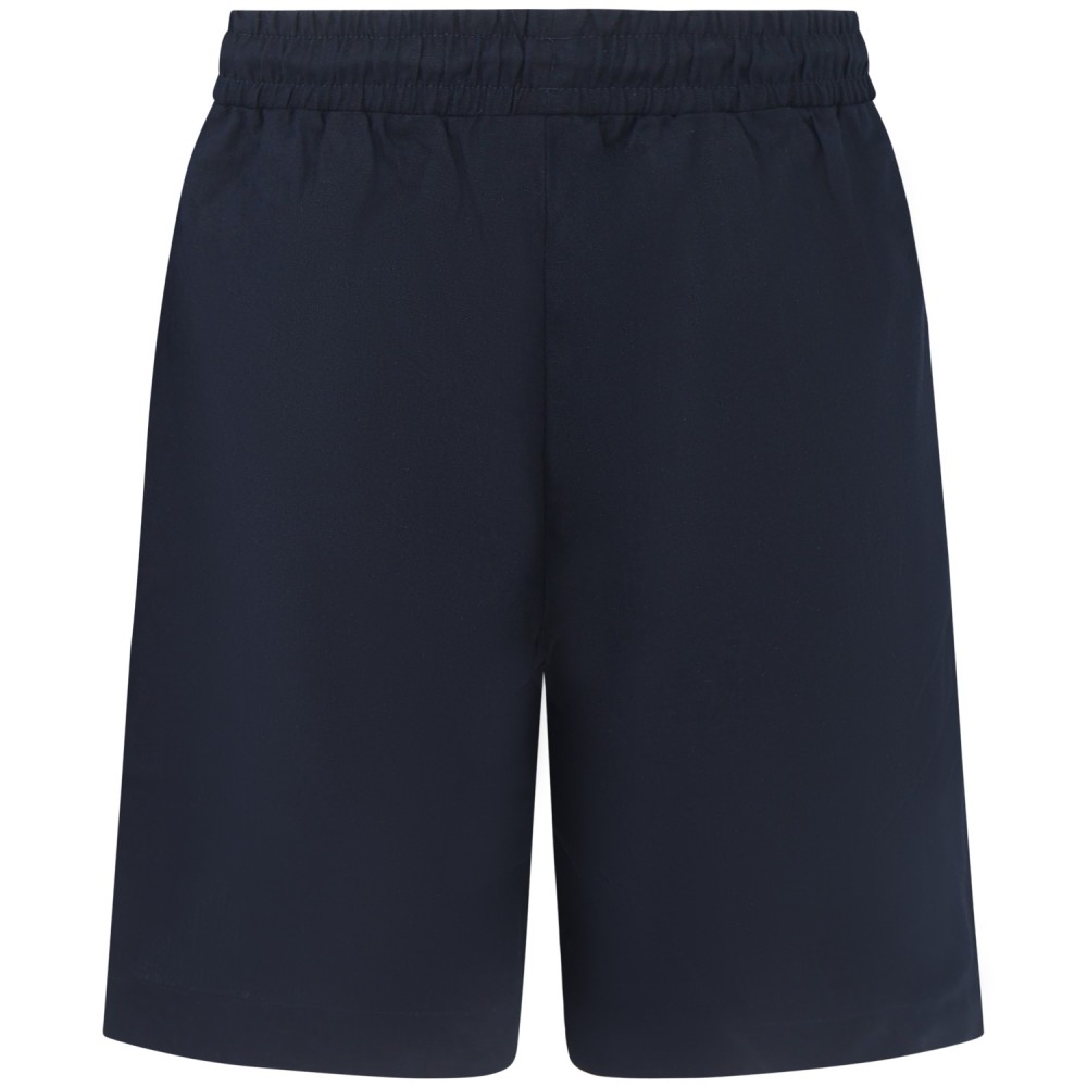 Bermuda blu in lino per uomo