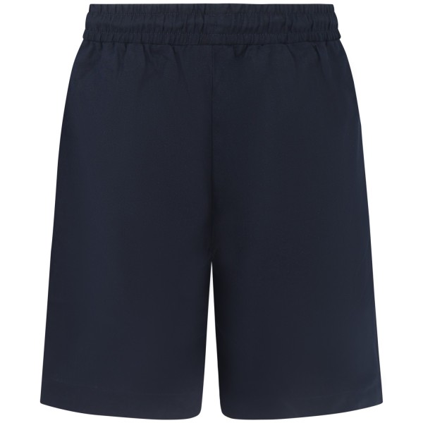Bermuda blu in lino per uomo