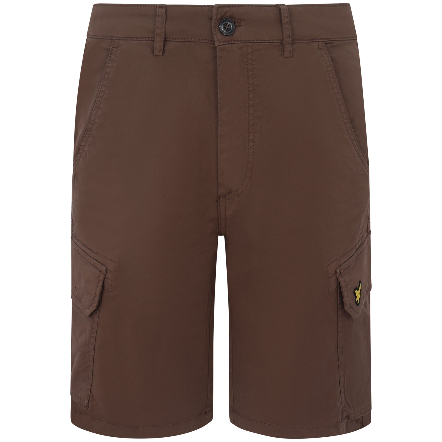 Shorts marrone con tasconi per uomo