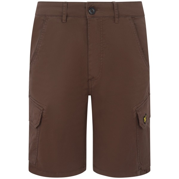 Shorts marrone con tasconi per uomo