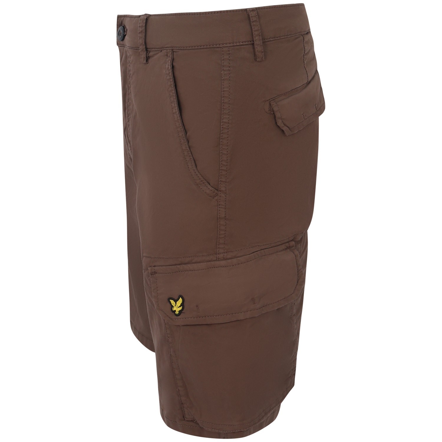 Shorts marrone con tasconi per uomo
