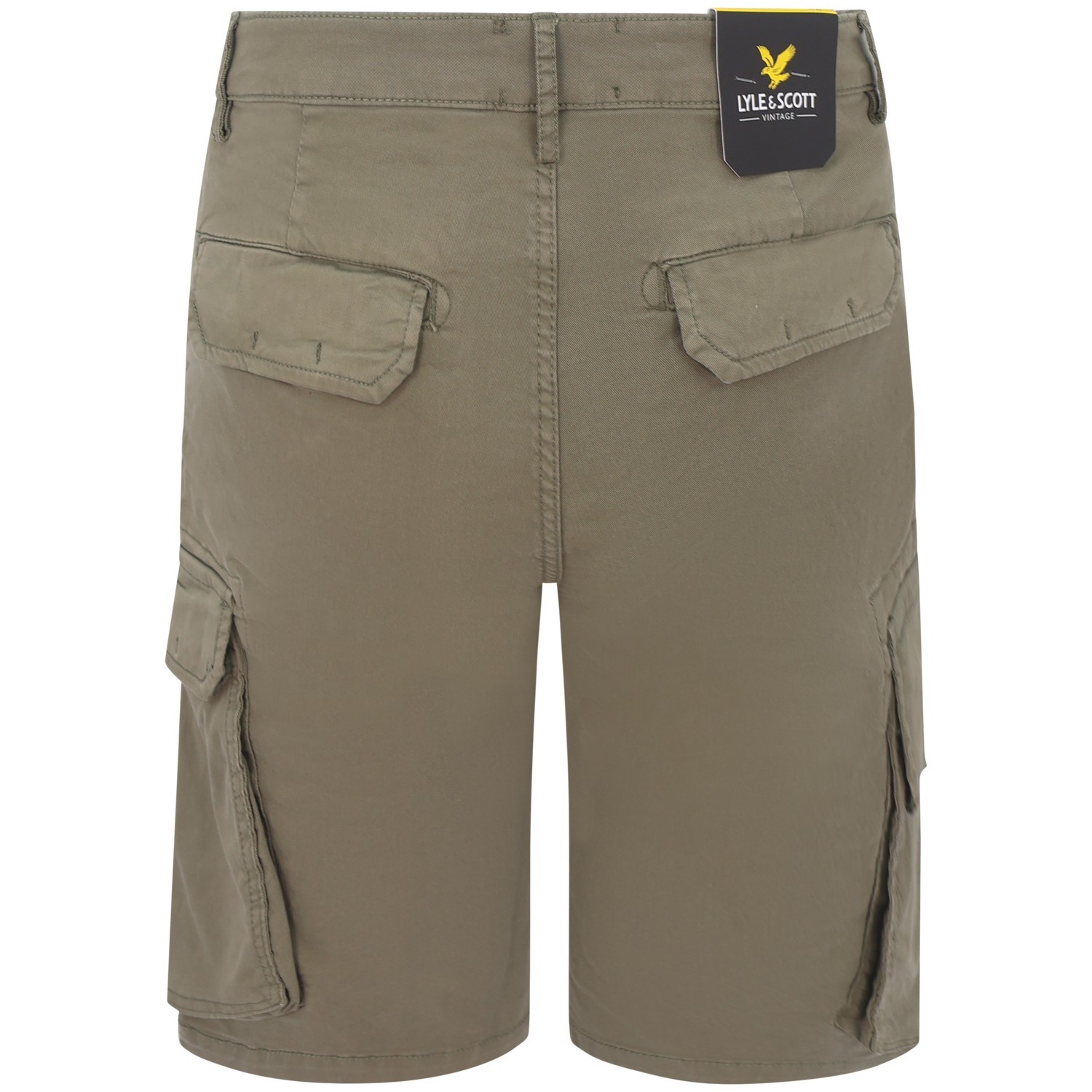 Shorts verde con tasconi per uomo 2