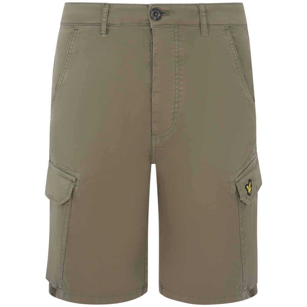 Shorts verde con tasconi per uomo