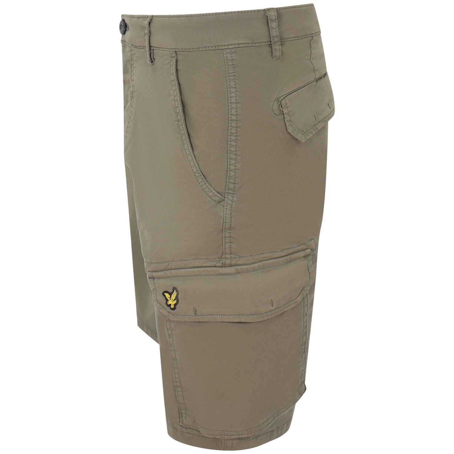 Shorts verde con tasconi per uomo