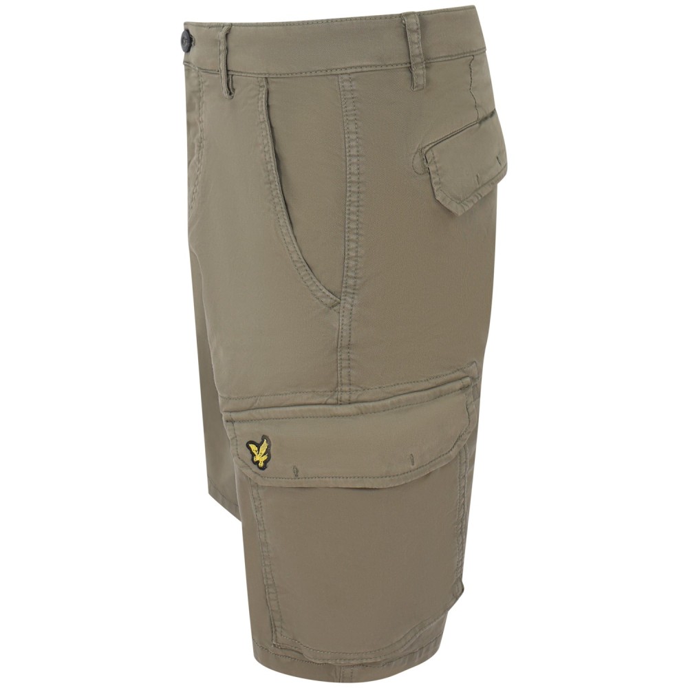 Shorts verde con tasconi per uomo