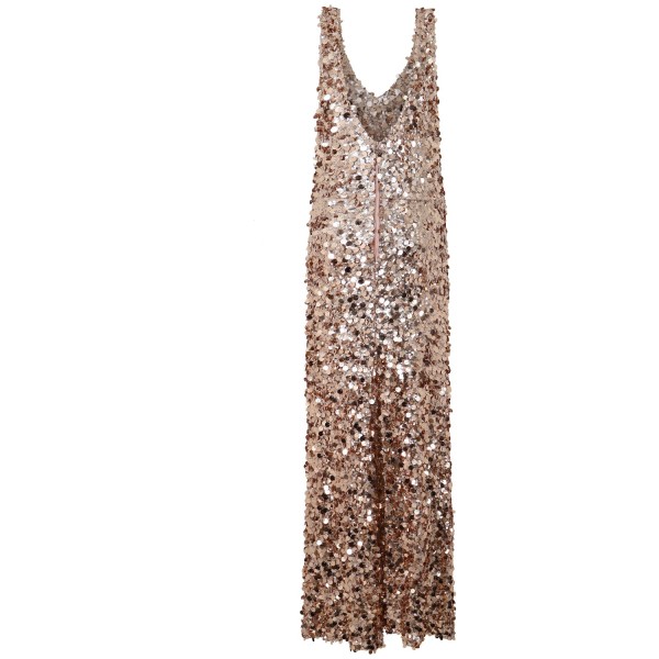 Abito oro in paillettes per donna