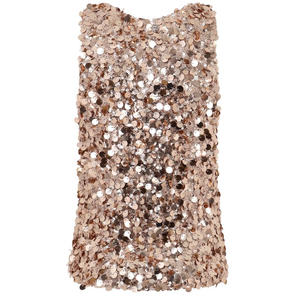 Top oro in paillettes 'KATE' per donna