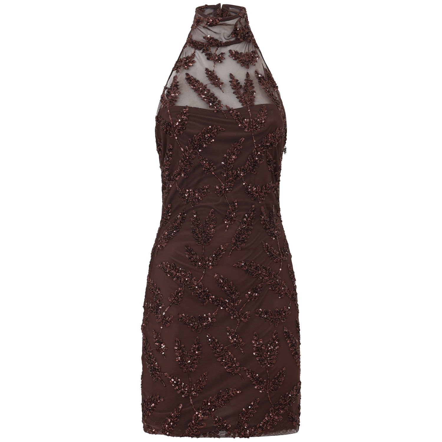 Mini abito marrone 'TURTLE DRESS UMA' per donna 2