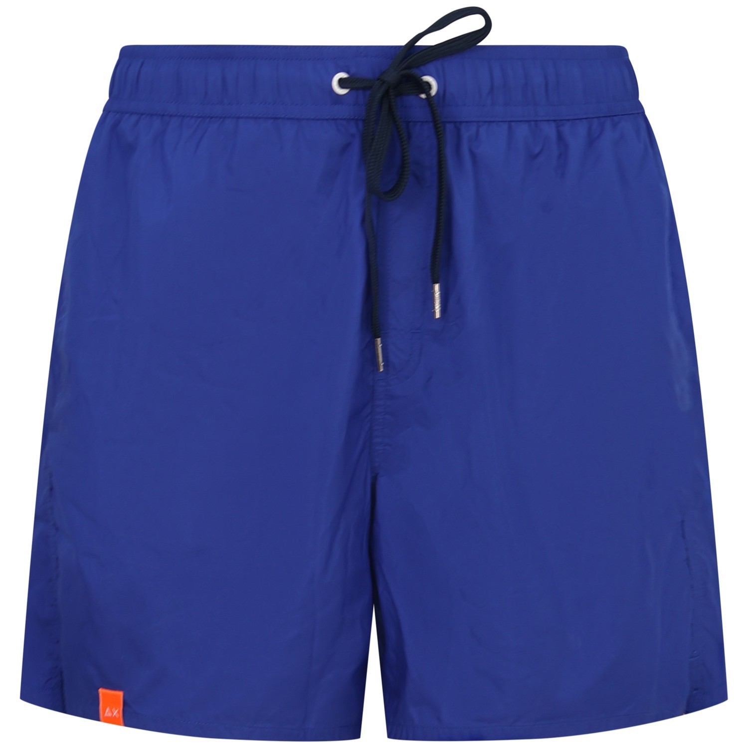 Shorts mare azzurro con mini logo per uomo
