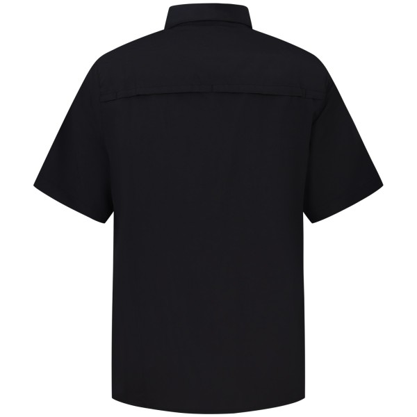 Camicia nera manica corta per uomo