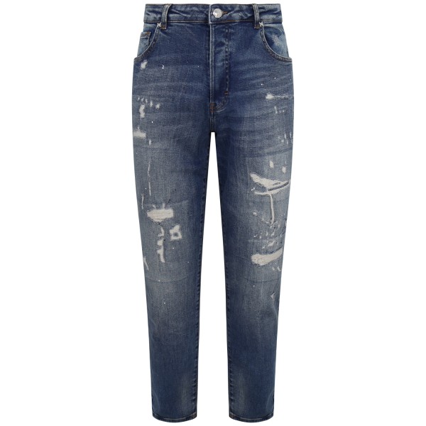 Jeans con rotture per uomo