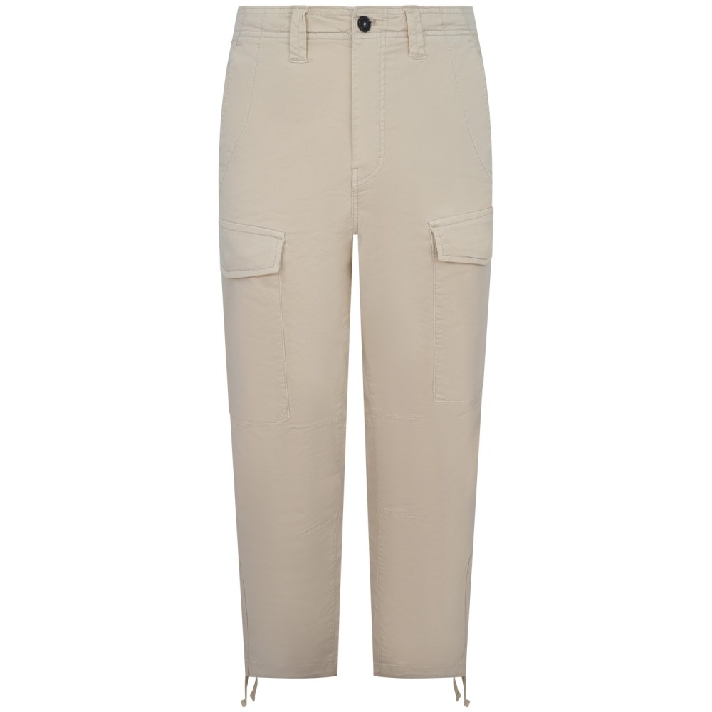 Pantalone beige con tasconi per uomo