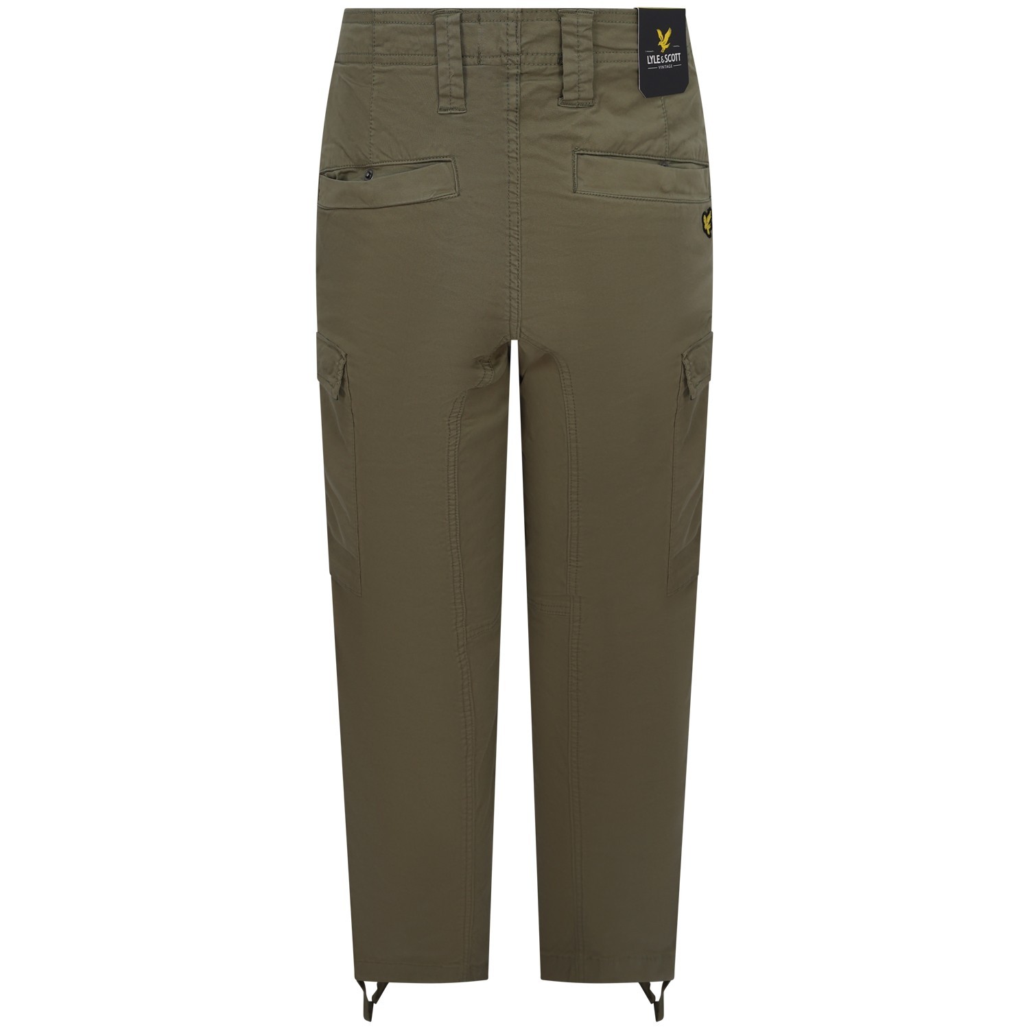 Pantalone verde con tasconi per uomo 2