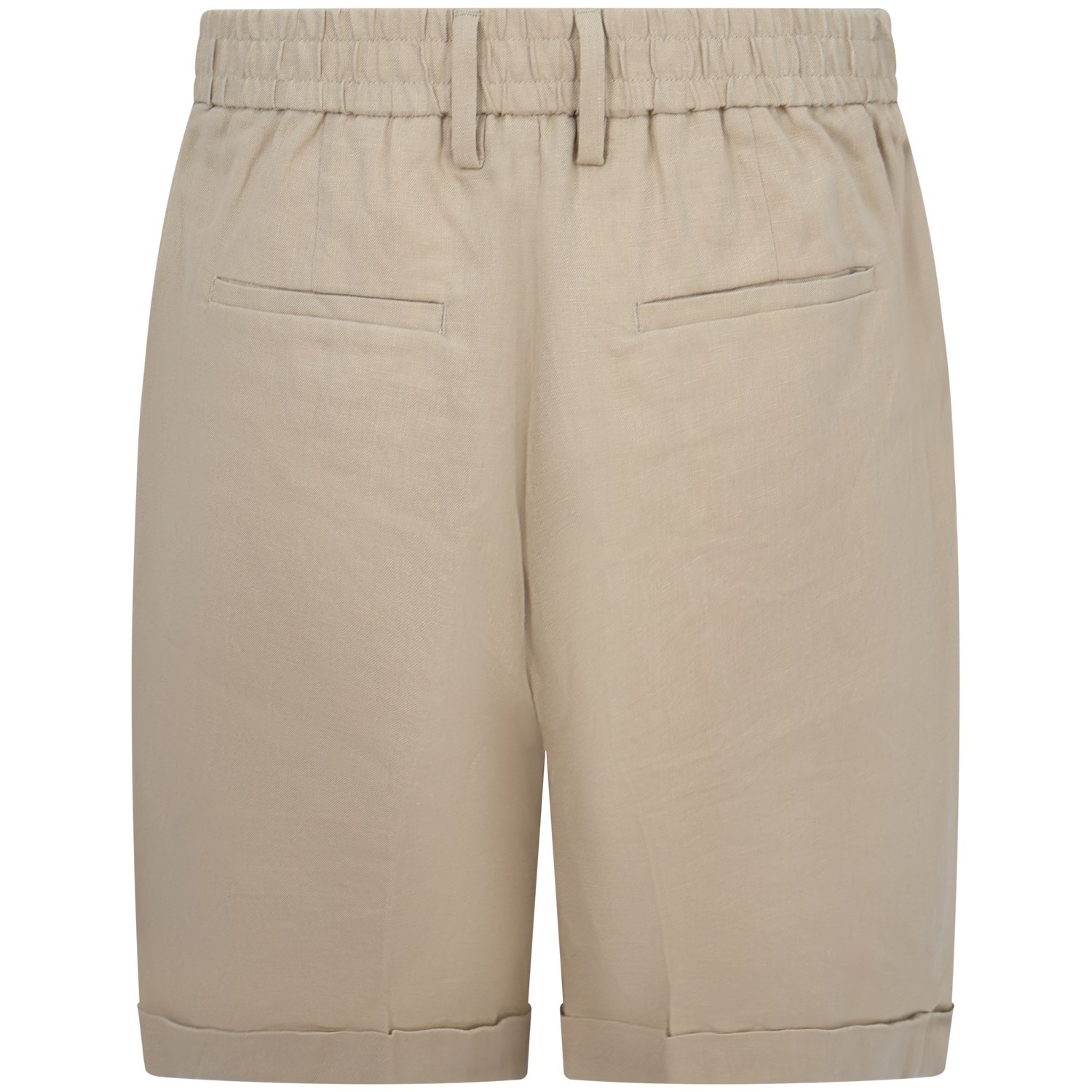 Shorts beige per uomo 2