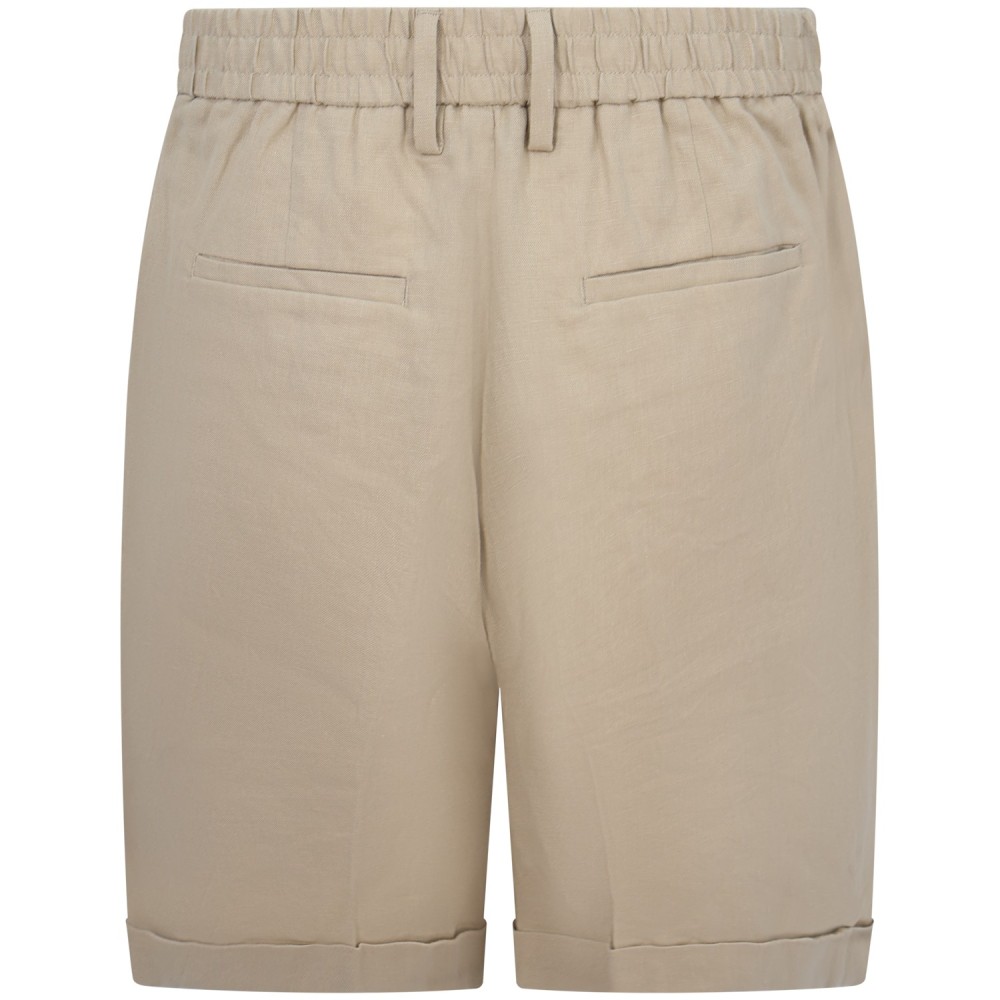 Shorts beige per uomo