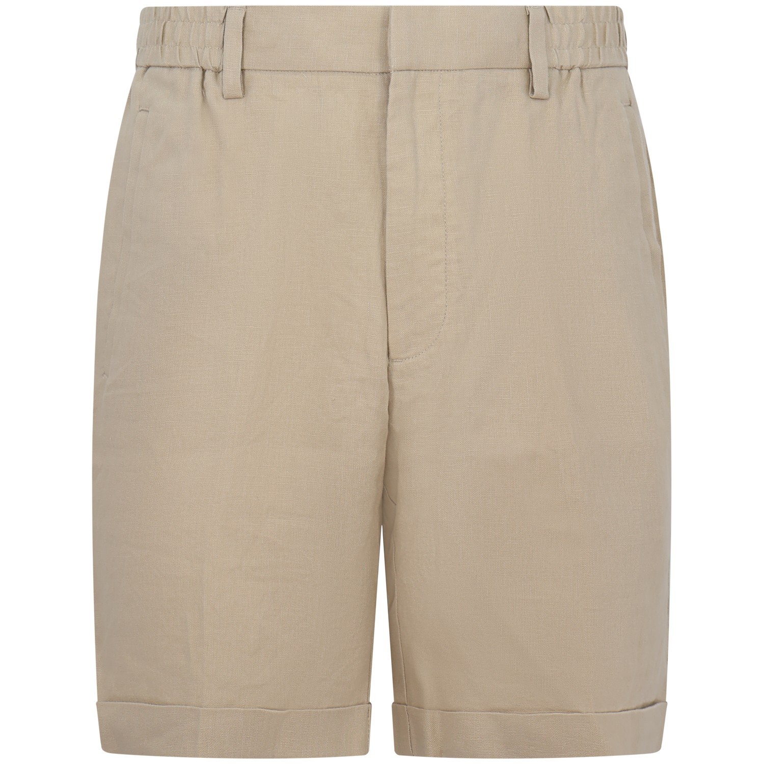 Shorts beige per uomo